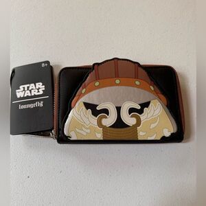Star Wars Loungefly St Lando Jabba Zipper Wallet NWT